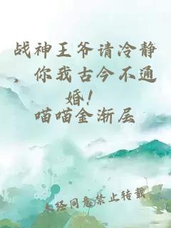 戰(zhàn)神王爺請冷靜，你我古今不通婚！