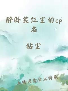 醉臥笑紅塵的cp名