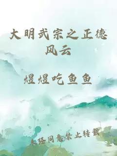 大明武宗之正德風(fēng)云