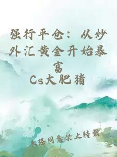 強(qiáng)行平倉：從炒外匯黃金開始暴富