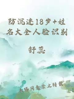 防沉迷18歲+姓名大全人臉識別
